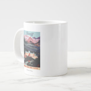 Översikt över Banff Vår Hotel-Poster Jumbo Mugg
