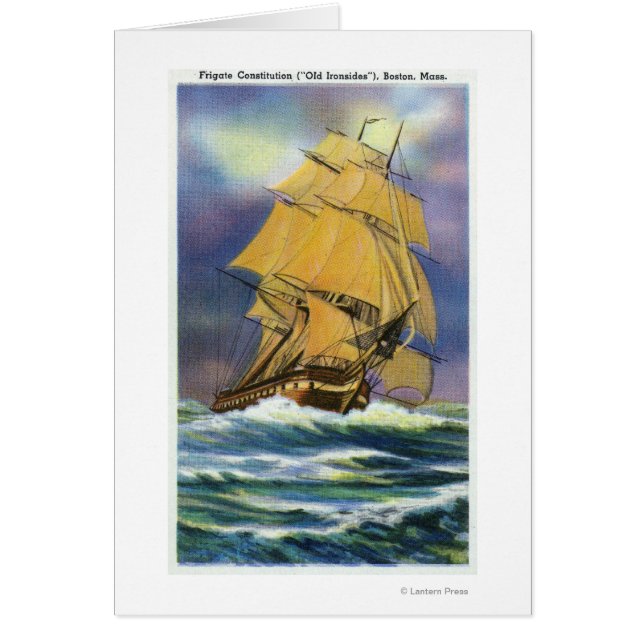 Översikt över den bevattnade konstitutionen, gamla hälsningskort (Framsidan)