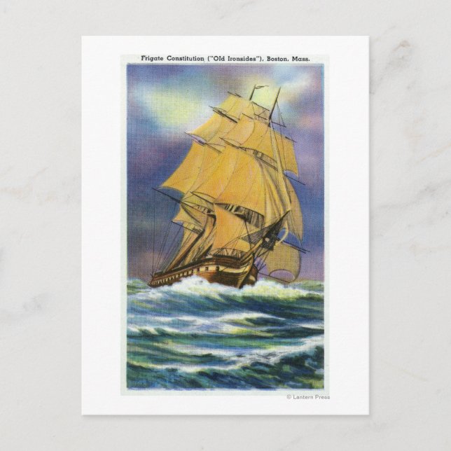 Översikt över den bevattnade konstitutionen, gamla vykort (Framsida)