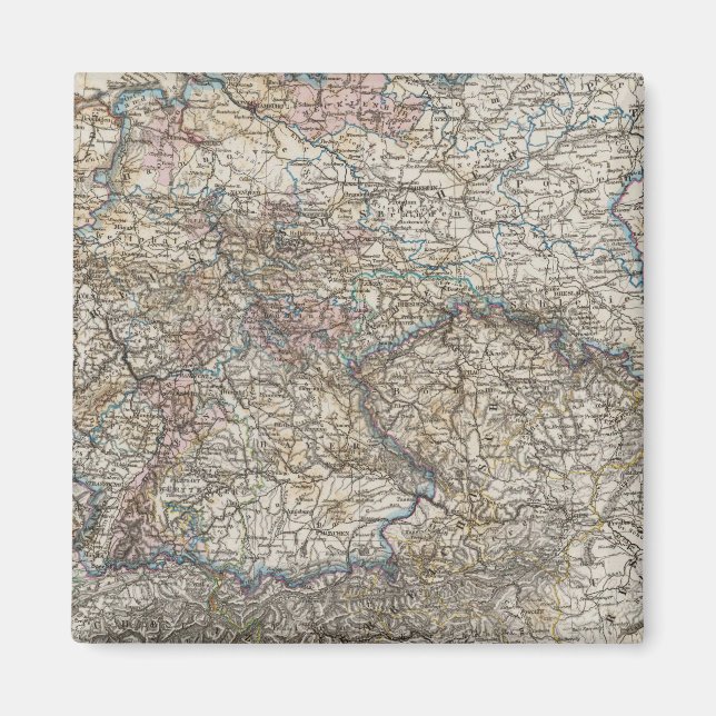 Översikt över det tyska imperiet magnet (Framsidan)