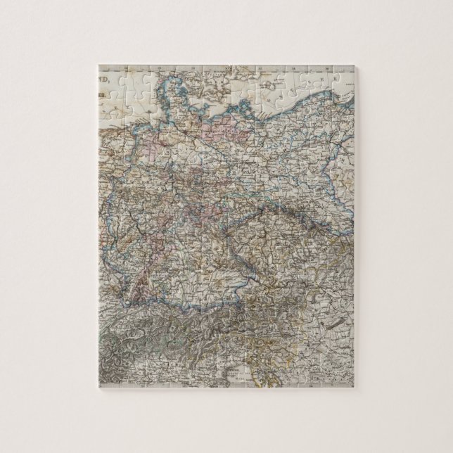 Översikt över det tyska imperiet pussel (Vertikal)