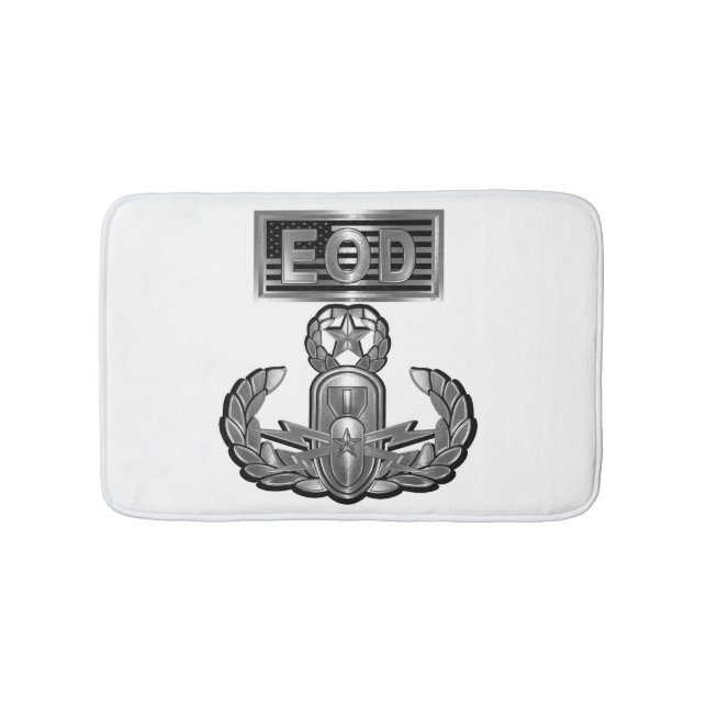 Översikt över EOD för ståltypsdesign Badrumsmatta (Framsidan)