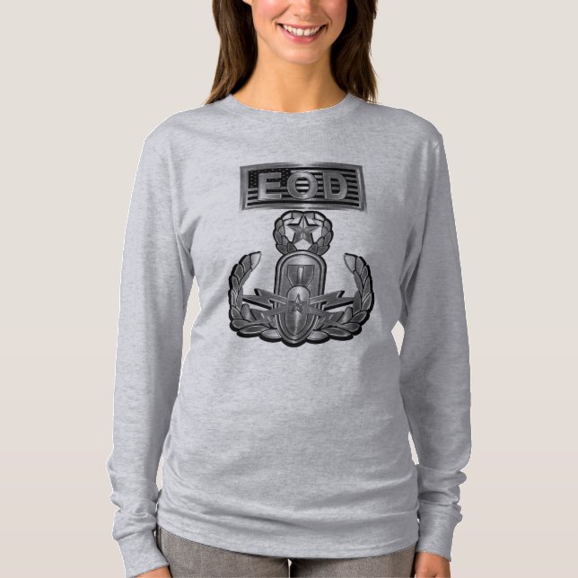 Översikt över EOD för ståltypsdesign T Shirt (Framsida)