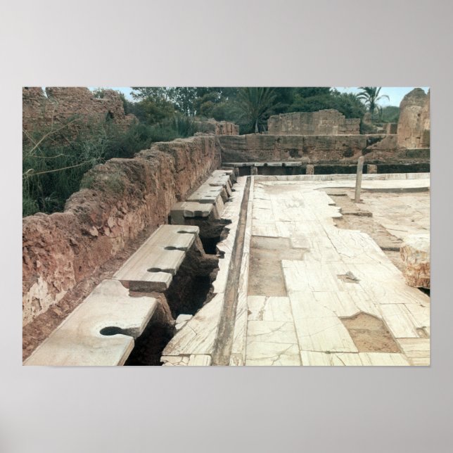 Översikt över ett kommunalt toalett poster (Framsidan)