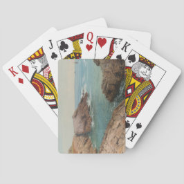 Översikt över havet (kustlandskap) (marin miljö) casinokort