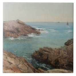 Översikt över havet (kustlandskap) (marin miljö) kakelplatta