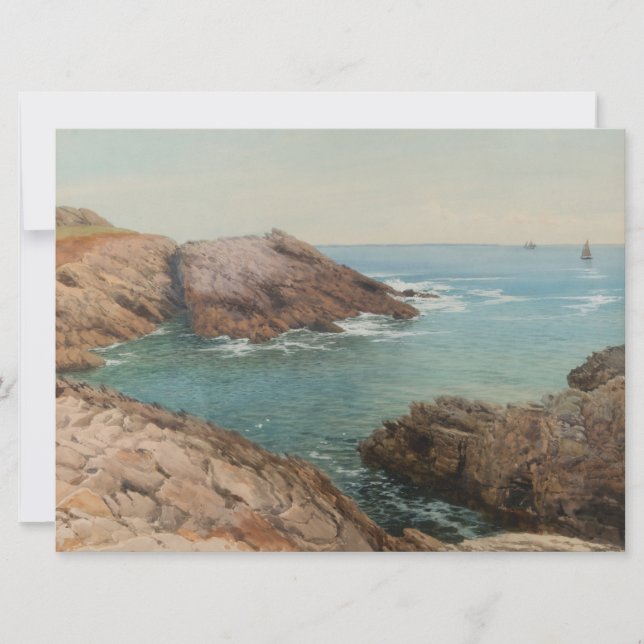 Översikt över havet (kustlandskap) (marin miljö) kort (Framsida)