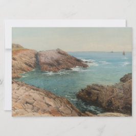 Översikt över havet (kustlandskap) (marin miljö) kort