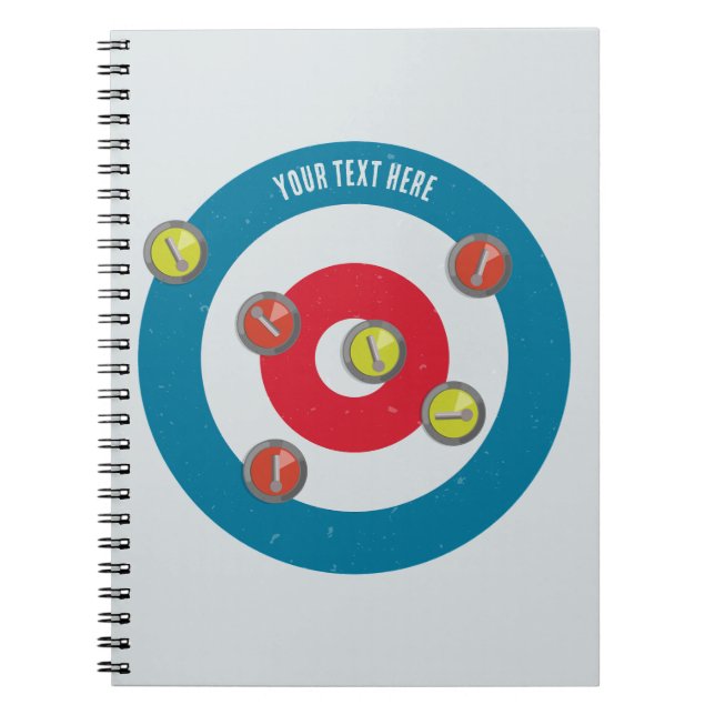 Översikt över kurvstenar och kurvstenar anteckningsbok (Framsidan)