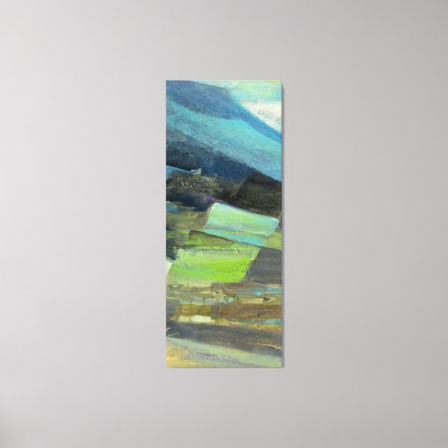 Översikt över Kusten II | Abstrakt Skriv ut 7 Canvastryck (Framsida)