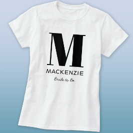 Översikt över Monogram Namn T Shirt