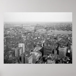 Översikt över New York City Poster