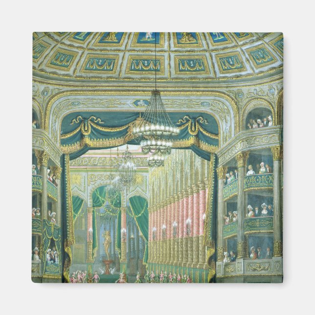 Översikt över stadiet i Paris Opera Magnet (Framsidan)