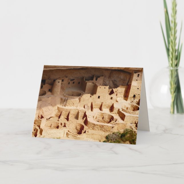 Översikt över tomt gratulationskort för Cliff Pala Kort (Framsida)