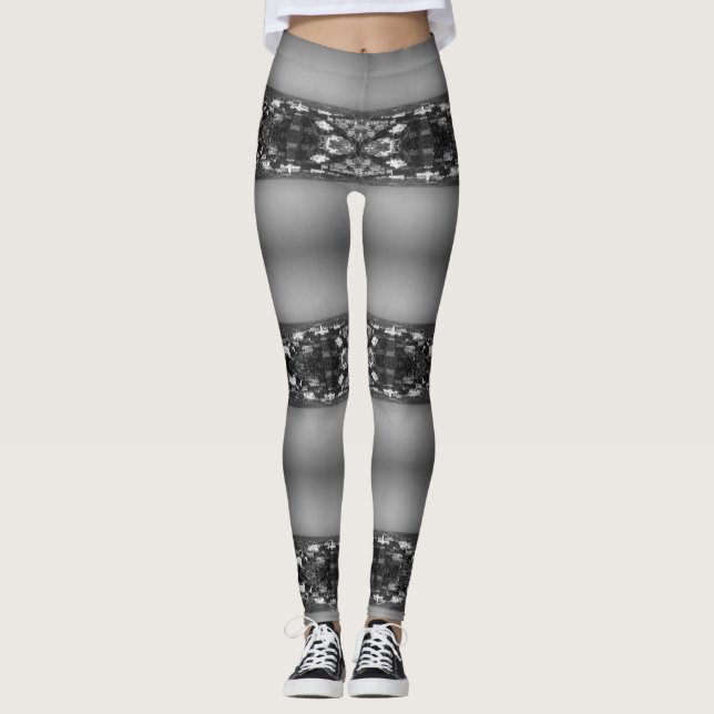 Översikt över USA Washington Huvudstad Leggings (Framsida)