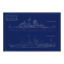 Oversiktsteckning för Navy Light Cruiser Little Ro