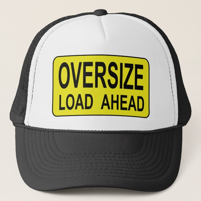 Oversize Load Road Sign Truckerkeps (Framsida)