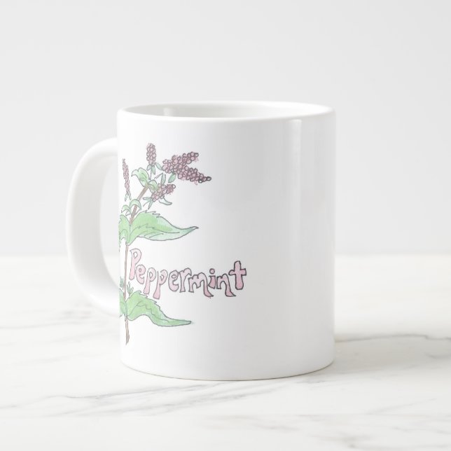 Oversize Peppermynt Tea Mugg Jumbo Mugg (Framsida vänster)