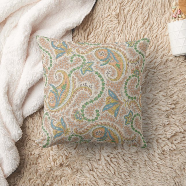 Oversized Bohemian Paisley Dekorativ kudde (Filt)