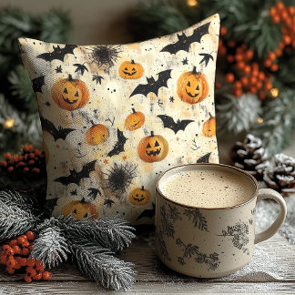 Oversized Halloween Baby Personalized Pillow Kudde