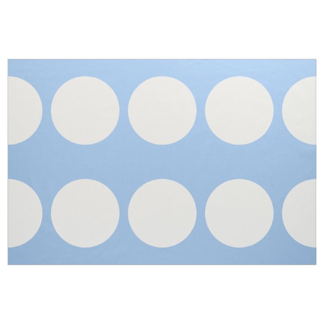 Oversized vitpolka dots på Light - slösa tyg (Fat Quarter)