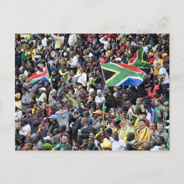 Överskott i fotboll, med Sydafrika Vykort (Framsida)