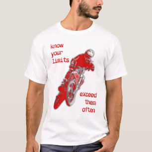 Överskrid dina gränser Dirt Bike Motocross T-Shirt
