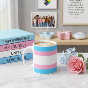 Överskrida med stolthet kaffemugg