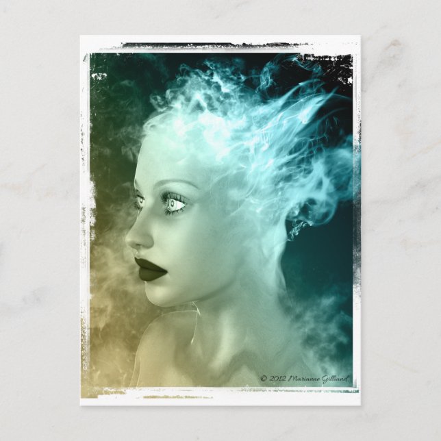 Överskridande över vykort för surrealistisk gotisk (Framsida)