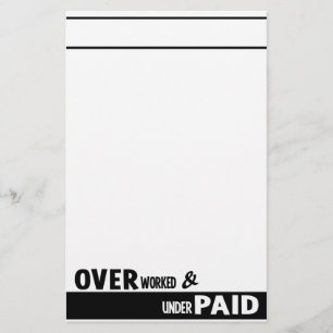 Överskrivet stationärt, anpassa brevpapper