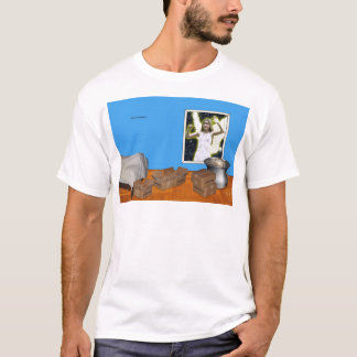 "Oversleeps guden", 2002 T Shirt