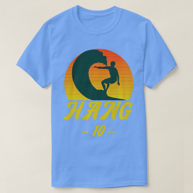 Överspänn 10-Surfans utformning T Shirt (Design framsida)
