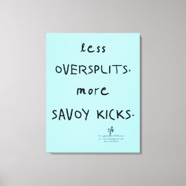 Oversplits vs. Savoy Kicks AK Blue Canvastryck