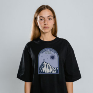 Överst i världen: Hike Mount Tallac Sjö Tahoe T Shirt