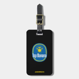 Översta bananen bagagelapp