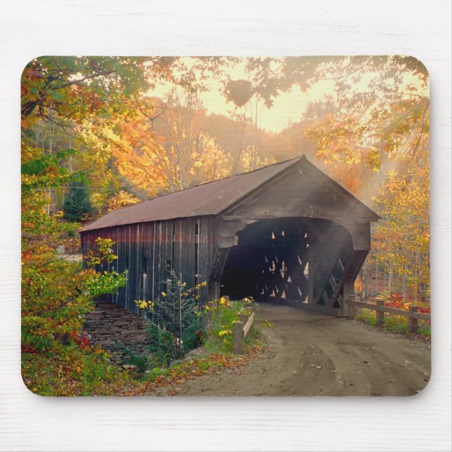 Överstäckande bron Vermont Mousepad Musmatta (Framsidan)