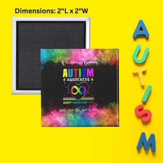 "Överstående barriärer" Fyrkantiga magnet