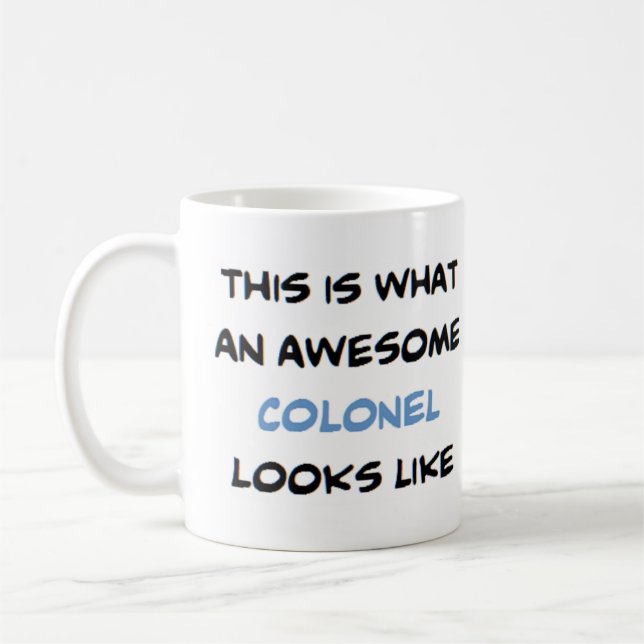 Överste3, fantastisk kaffemugg (Vänster)