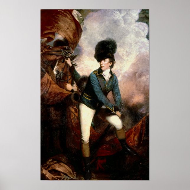 Överste Banastre Tarleton 1782 Poster (Framsidan)