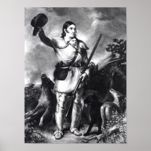 Överste Davy Crockett Poster