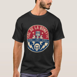 Överste de la Bonette fransk Alpes motocycle-rundt T Shirt