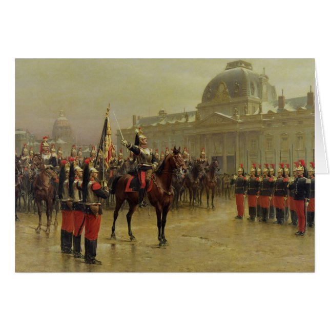 Överste de La Rochetulon Hälsningskort (Framsidan Horizontal)