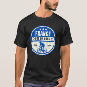 Överste de Vars fransk Alpes cykeltur T Shirt