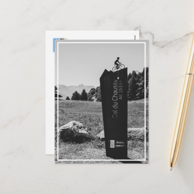 Överste du Chaussy, Montvernier, Frankrike Helg Vykort (Fram/Back In Situ)