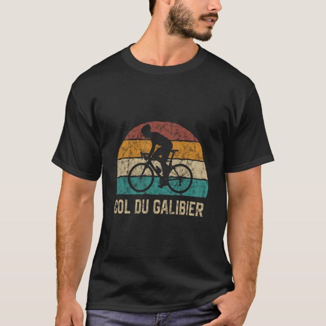 Överste Du Galibier Cycling Klib TShirt Retro Cycl T Shirt (Framsida)