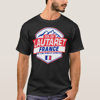 Överste Du Lautaret Cycling Frankrike T Shirt