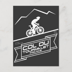 Överste Du Tourmalet Road Berömd Cycling Vykort