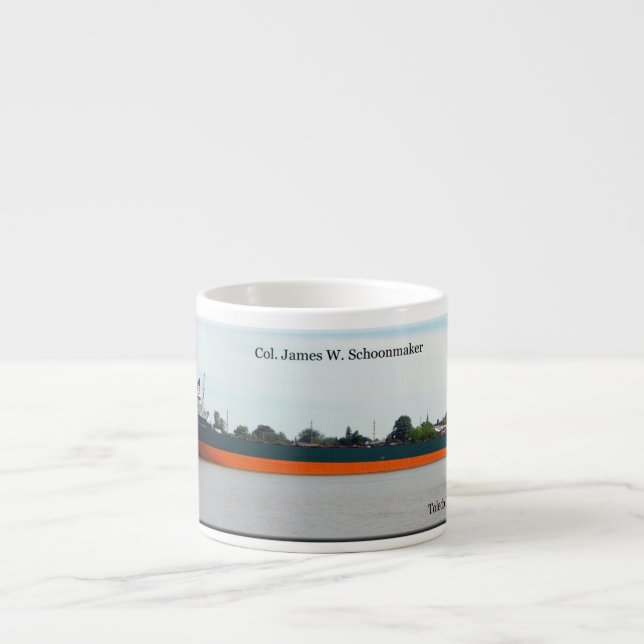 Överste James M. Schoonmaker espresso eller jumbo  Espressomugg (Framsidan)