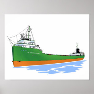 Överste James M. Schoonmaker Musum frakt Poster
