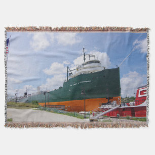 Överste James M. Schoonmaker throw filet Filt
